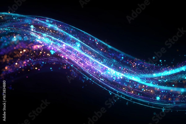 Obraz Minimal Curved Speed Light 