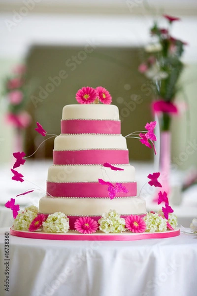 Obraz Piękny tort weselny