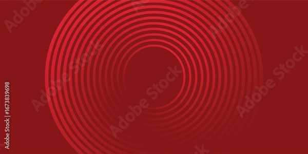 Obraz Red abstract background. Dynamic shapes composition. vector abstract modern