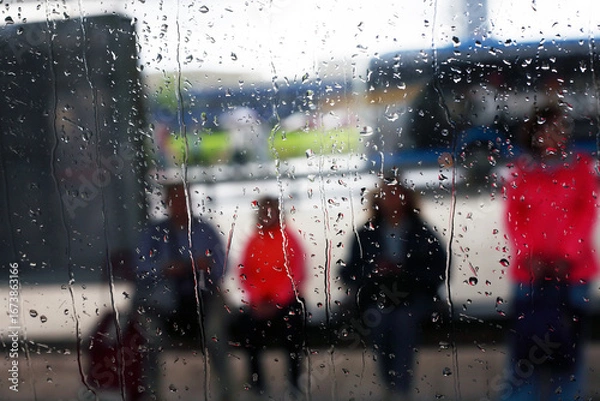 Obraz Rain In The City