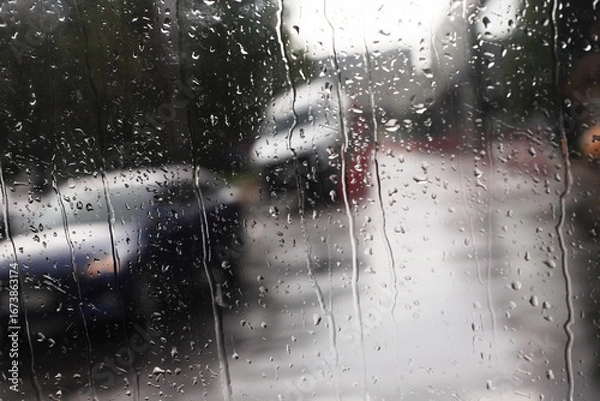 Obraz Rain In The City