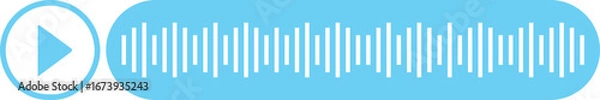 Obraz Voice Message Bubble Icon , Voice Note Icon