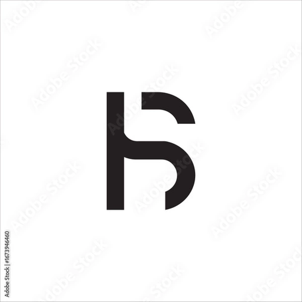 Fototapeta Modern B Letter Logo Design – Minimal & Professional