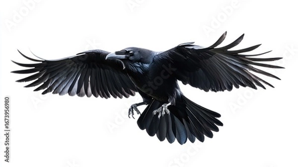 Obraz Raven in Flight