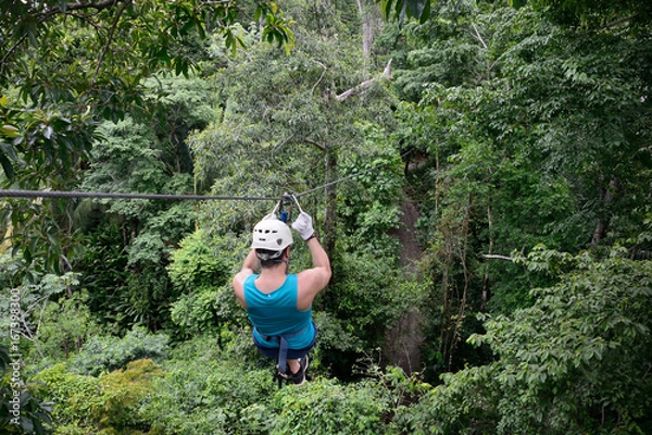 Obraz Ziplining