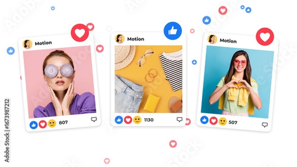 Obraz Dynamic Social Media Promo