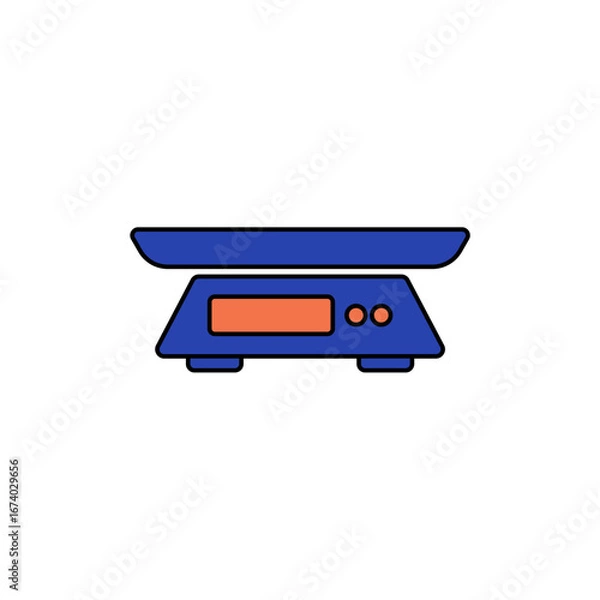 Fototapeta calibration icon outline editable stroke line drawing eps