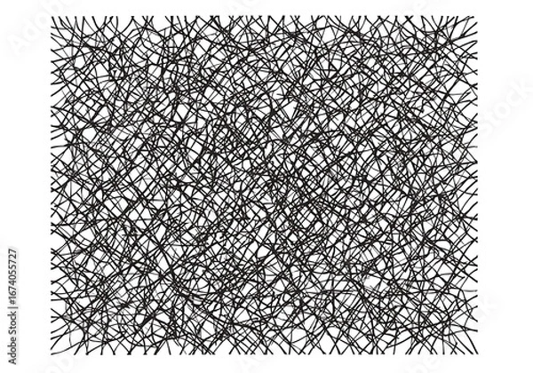 Obraz Ink Scribble: A Tangled Web of Lines
