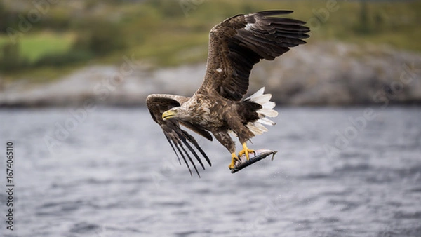 Obraz White-tailed eagle (Haliaeetus albicilla)