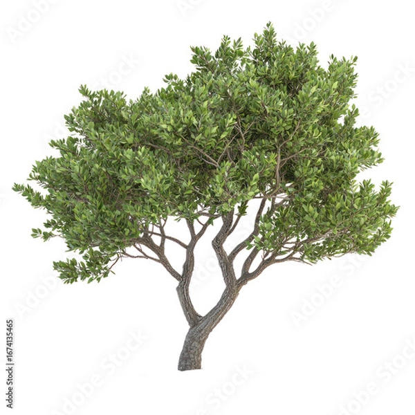 Obraz Coastal Sage Tree isolated on transparent background