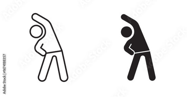 Obraz stretching icon