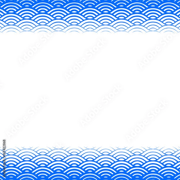 Obraz Background with abstract line waves pattern and thickness gradient