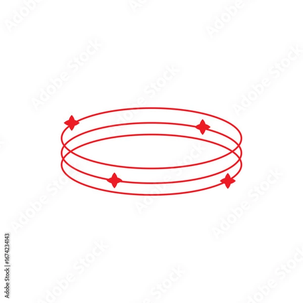 Fototapeta circle aesthetic Element