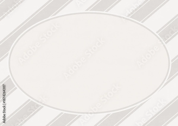 Obraz ストライプ背景のフレーム_グレー