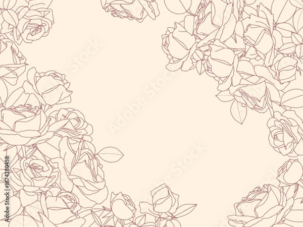 Obraz Abstract floral background.
