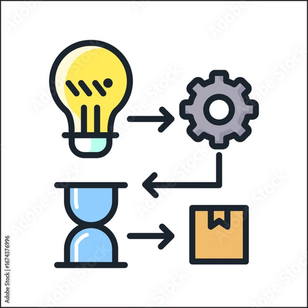 Obraz Line icon Vector illustration design