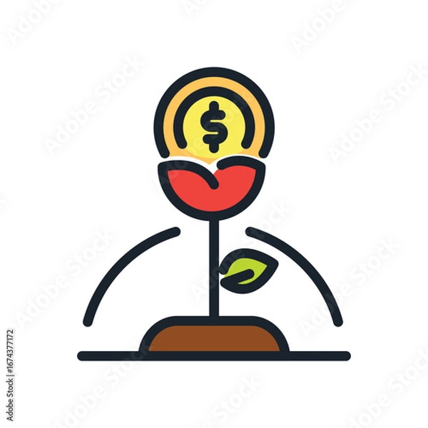 Obraz Line icon Vector illustration design