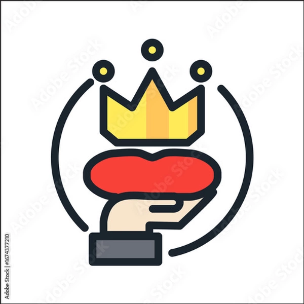 Obraz Line icon Vector illustration design