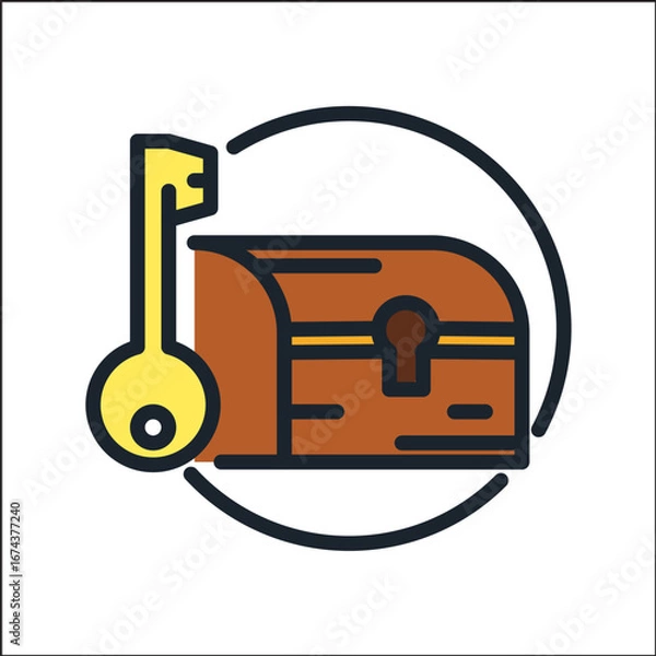 Obraz Line icon Vector illustration design