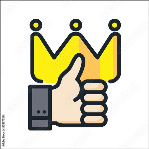 Obraz Line icon Vector illustration design