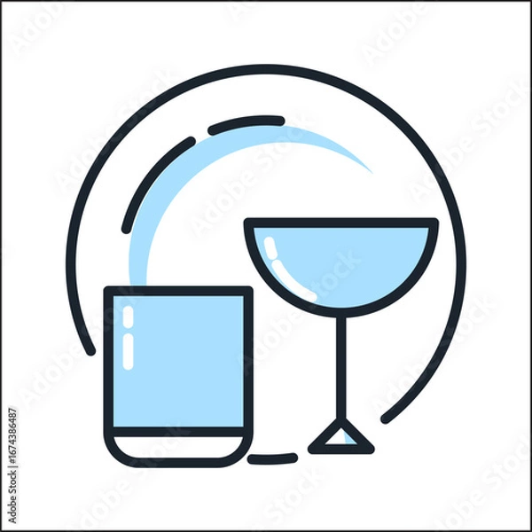 Obraz Kitchen Icon Object Vector Illustration Design