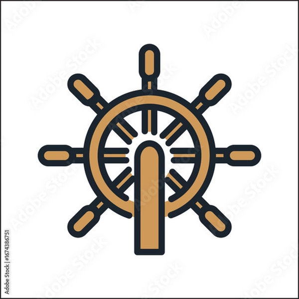 Obraz Line Icon Vector Illustration Design