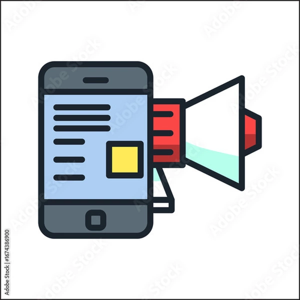 Obraz Line Icon Vector Illustration Design