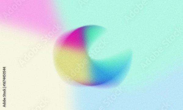 Obraz abstract colorful background Gradient color noise texture with multicolored abstract pattern