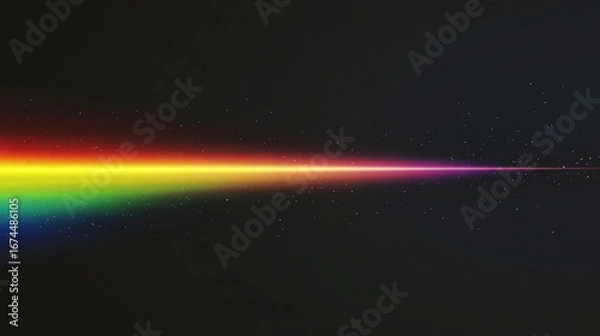 Obraz Visible Light Spectrum Gradient Background