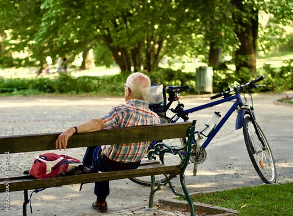 Fototapeta Aktiver Senior 