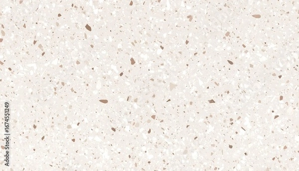 Obraz Seamless Terrazzo Pattern with Speckled Dust Design in Neutral Tones