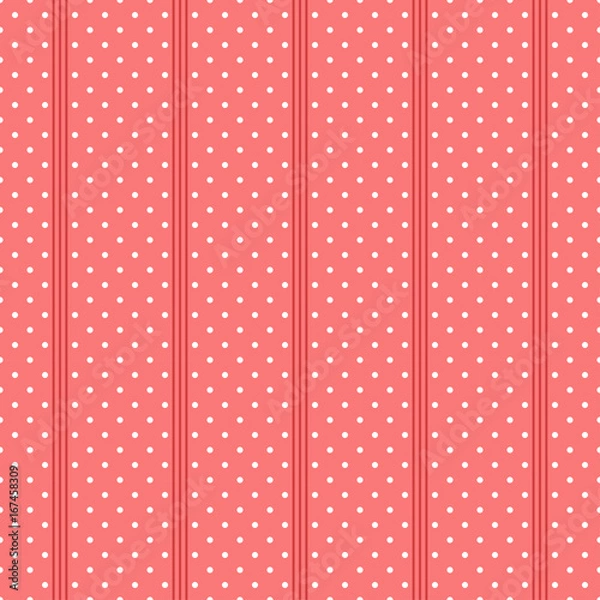 Obraz Polka Dot Fabric Background