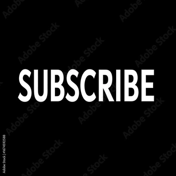 Fototapeta Simple black banner with white text