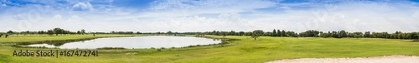 Obraz panorama golf course.
