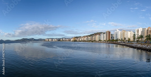 Fototapeta Florianopolis city Skyline - Florianopolis, Santa Catarina, Brazil