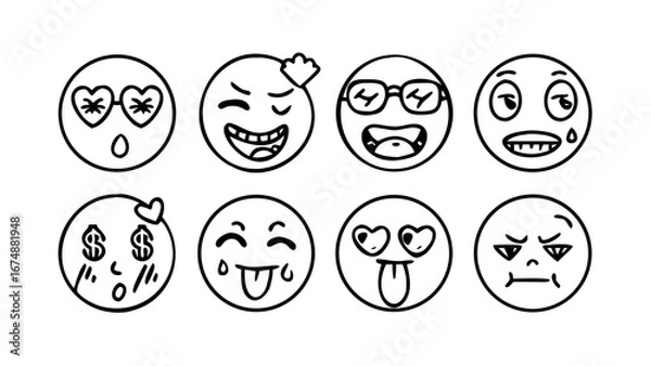 Obraz Smiling Face With Open Mouth And Cold Sweat emoji