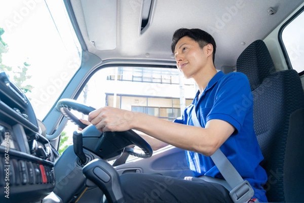 Obraz ミドルのトラックドライバー