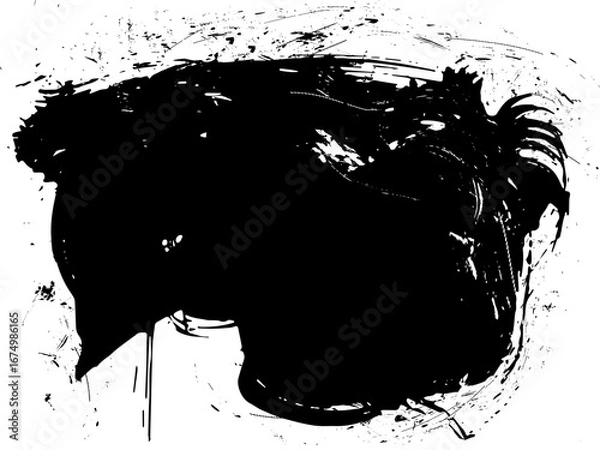 Fototapeta vector black line, grunge brush strokes ink paint isolated on white,Grunge Urban Background.Texture Vector.Dust Overlay Distress Grain,Simply Place illustration over any Object to Create grungy Effect