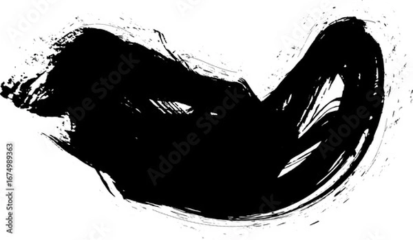 Fototapeta vector black line, grunge brush strokes ink paint isolated on white,Grunge Urban Background.Texture Vector.Dust Overlay Distress Grain,Simply Place illustration over any Object to Create grungy Effect
