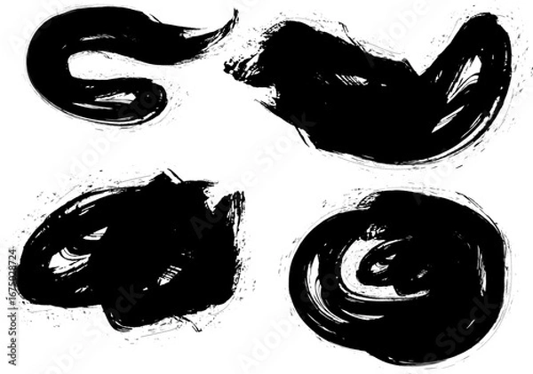 Fototapeta set Grunge Urban Background.Texture Vector.Dust Overlay Distress Grain ,Simply Place illustration over any Object to Create grungy Effect .abstract,splattered.eps