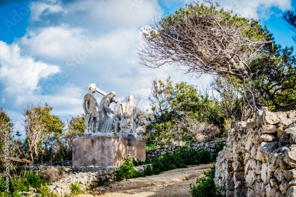 Fototapeta Climbing the Way of The Cross