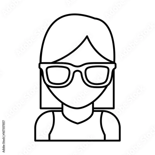 Fototapeta glasses accessory icon