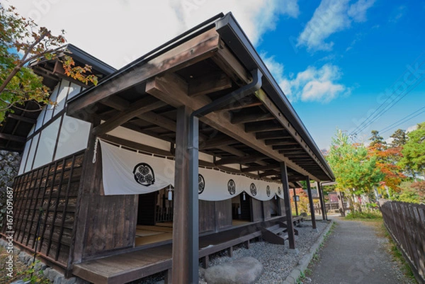 Obraz 秋の伊香保関所（伊香保口留番所） 群馬県渋川市