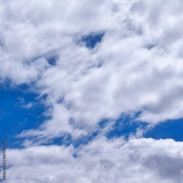 Obraz Clouds in the blue sky