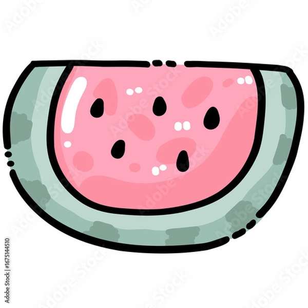 Obraz Cute Pink Watermelon Slice