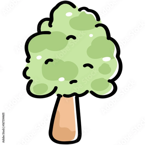 Obraz Hand Drawn Cute Tree