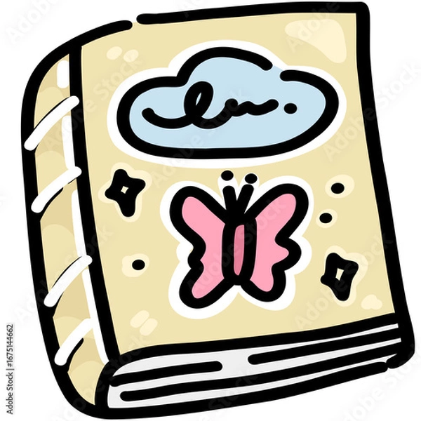 Obraz Cute Decorated Journal Notebook