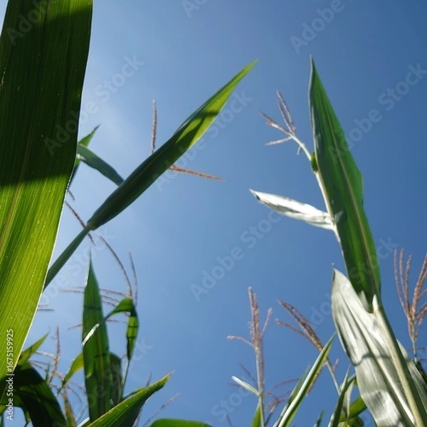 Fototapeta grass and sky
