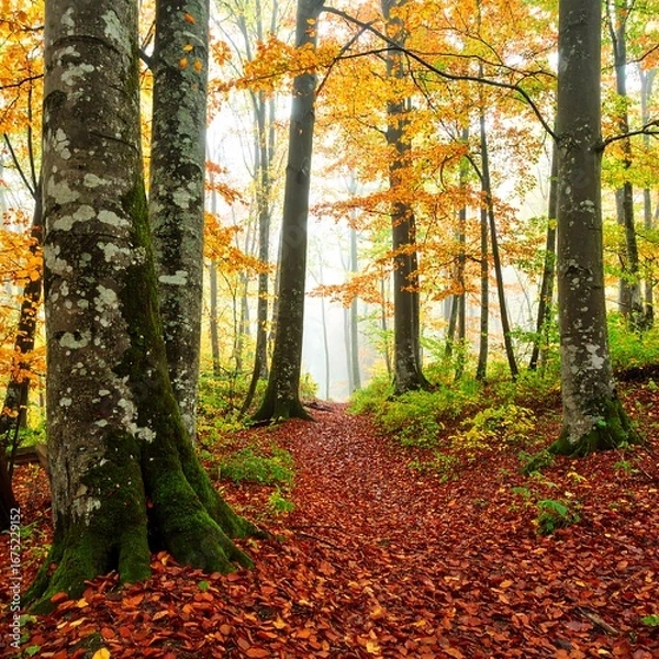 Obraz Autumn Forest Path (1)