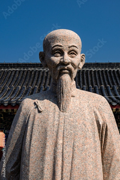 Obraz Stone statues of historical figures in ancient China